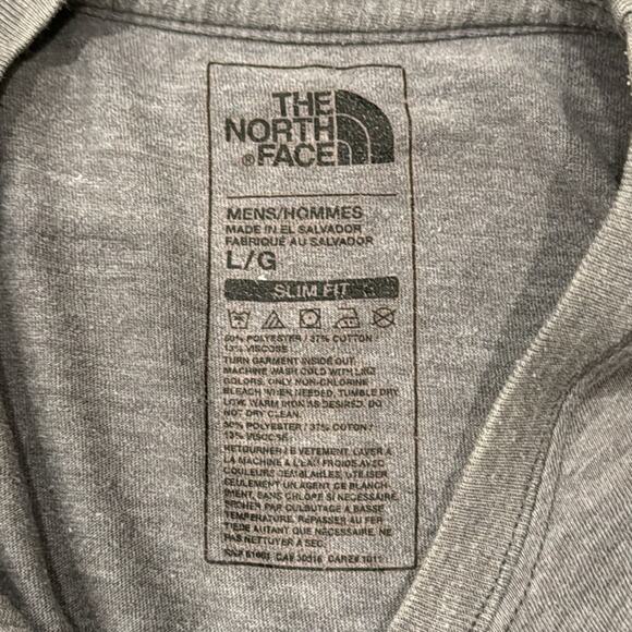 The North Face Men's Short Sleeve Half Dome Tee Gray Heather Size L - Picture 7 of 7